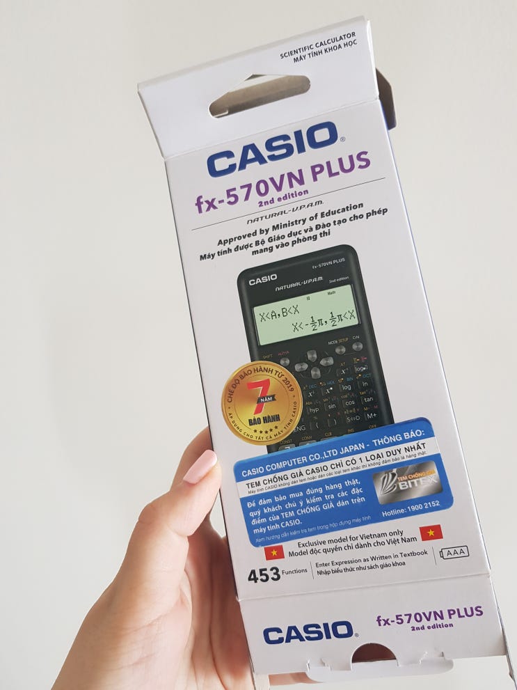  카시오 fx 570vn plus 공학용 계산기 국제학교 필수품