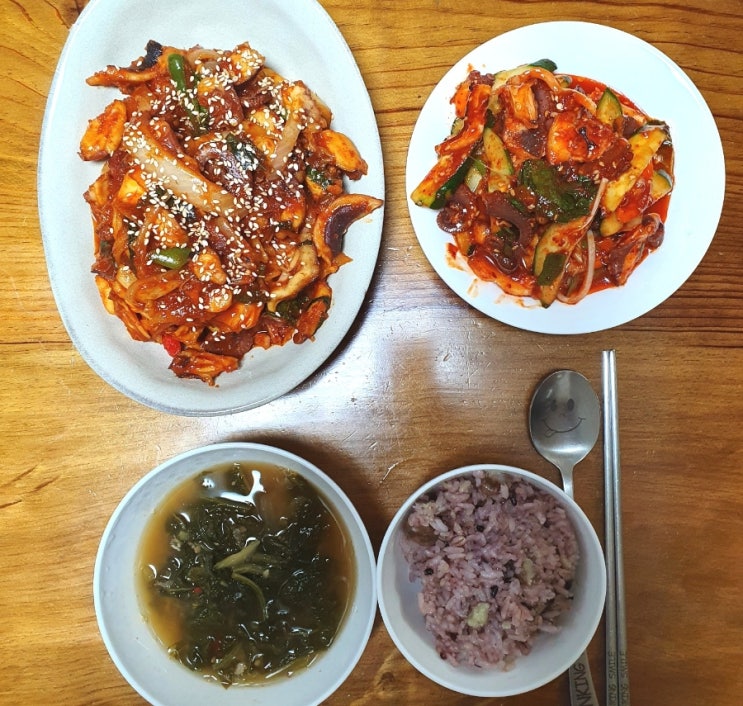  문어볶음&초무침 레시피| 문어요리끝판왕_피를 맑게 만들어요