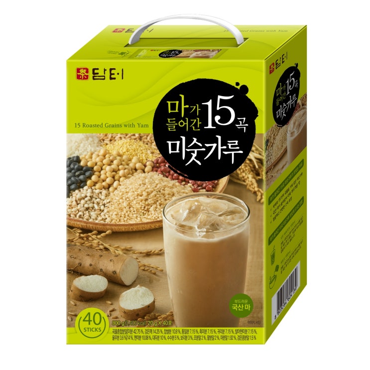 많이 찾는 담터 마가 들어간 15곡 미숫가루, 800g, 1개 ···