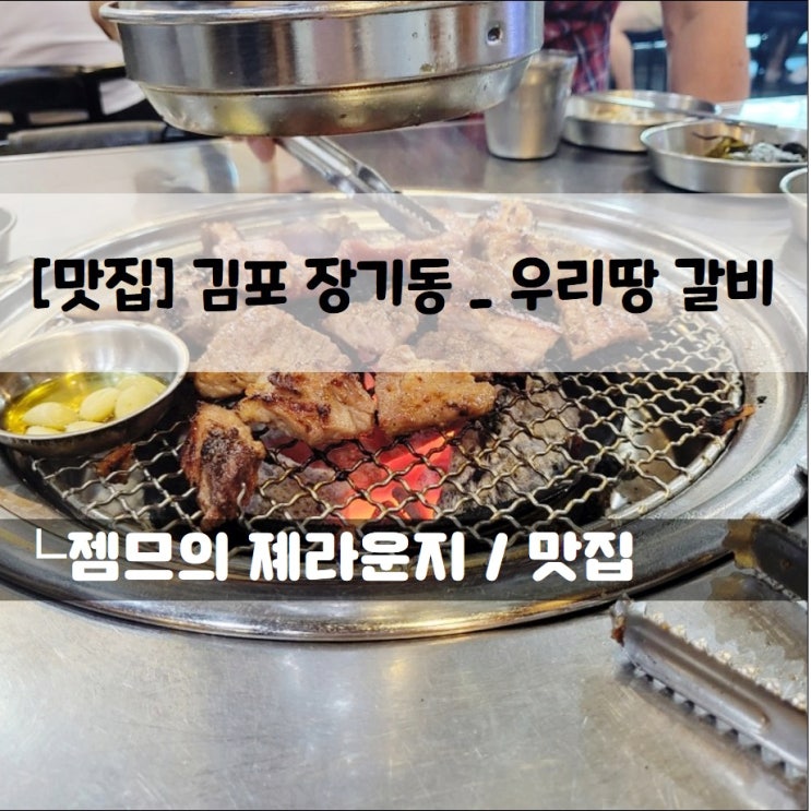  <장기동 고기집 / 우리땅갈비> 김포 돼지갈비 맛집, 솔직 리뷰