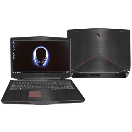 의외로 인기있는 해외 새로운 alienware 17 aw17r5 m17x r5 17.3 2018 출시를위한 kh 노트북 닦았 반짝이 스티커 스킨 케이, Pink Glitter_On