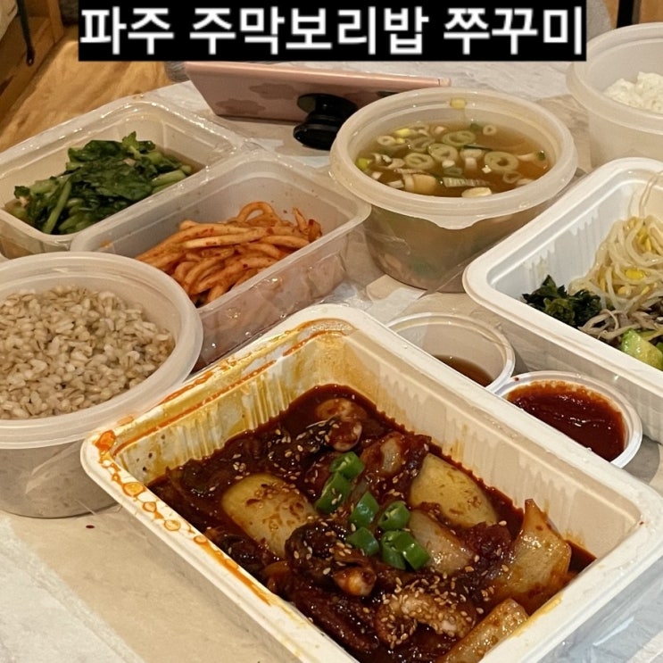파주 헤이리 주막보리밥 파주 맛집 쭈꾸미 !
