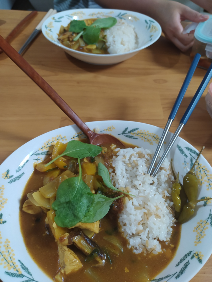 카레전문점 만큼 맛있는 (에스비 골든카레 아주매운맛) 일본카레 만들기 쉽죠잉