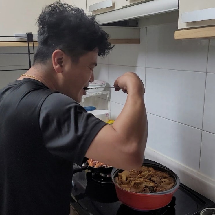  아침부터 신랑 요리 잘하는 남자