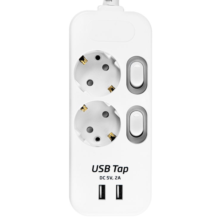 가성비 좋은 써지오 안전멀티탭 USB 개별 멀티탭 2구 DH-2029MUT, 1.5m, 1개 추천합니다