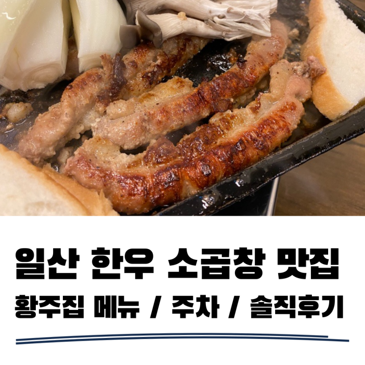 일산 황주집 한우소곱창전문점 곱창맛집으로 추천 일산 황주집 한우소곱창전문점 곱창맛집으로 추천