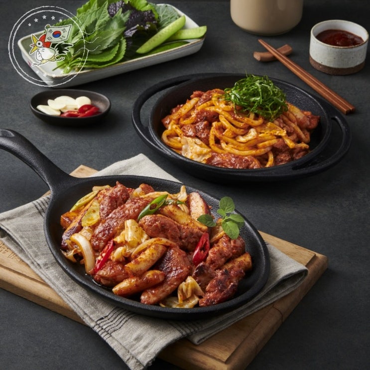 선호도 높은 춘천 두루푸드 국민닭갈비 세트 (3인분), 전통맛세트 ···