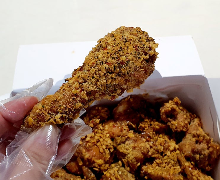  60계 치킨 메뉴 맵단짠 호랑이 치킨