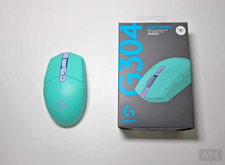 로지텍 (Logitech) 민트색 G304 무선 게이밍 마우스 리뷰