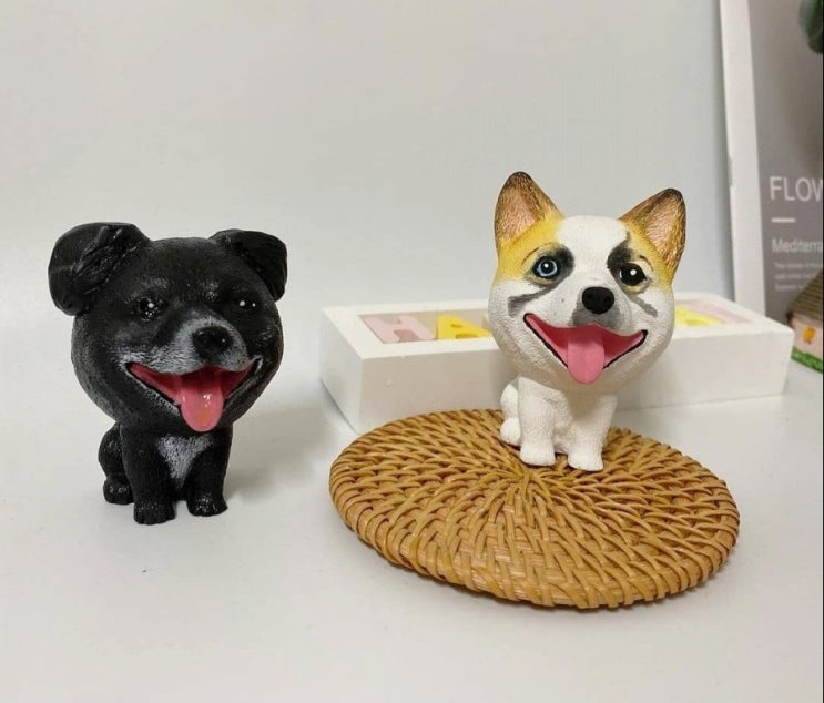 강아지 디퓨저. 탱군이네에서 사월&영웅이 자동차 디퓨저 제작했어요. ( w. 석고방향제) 강아지 디퓨저. 탱군이네에서 사월&영웅이 자동차 디퓨저 제작했어요. ( w. 석고방향제)