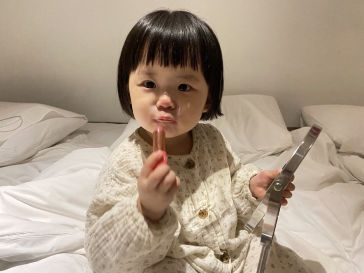  아기립밤 함소아화장품 스위티로 엄마놀이하기