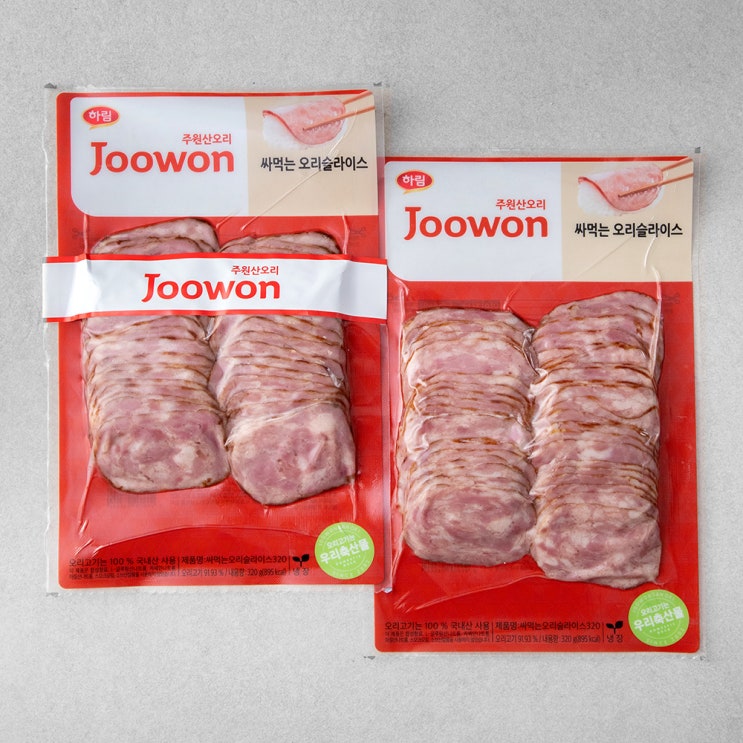 인기 급상승인 주원산오리 싸먹는오리 슬라이스, 320g, 2개 추천해요 인기 급상승인 주원산오리 싸먹는오리 슬라이스, 320g, 2개 추천해요
