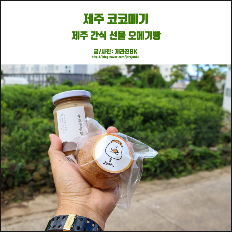 제주오메기떡? 이젠 오메기빵! 제주 이색 간식 선물 코코메기