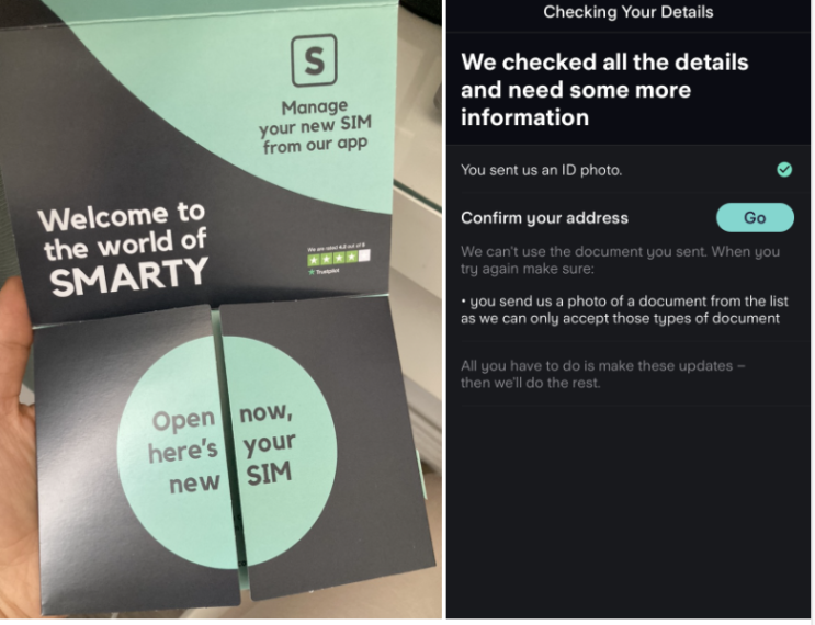  [영국워킹홀리데이] +14 저렴한 통신사 선택 Smarty(추천링크), 몬조는 거절, 스탈링 시도 중