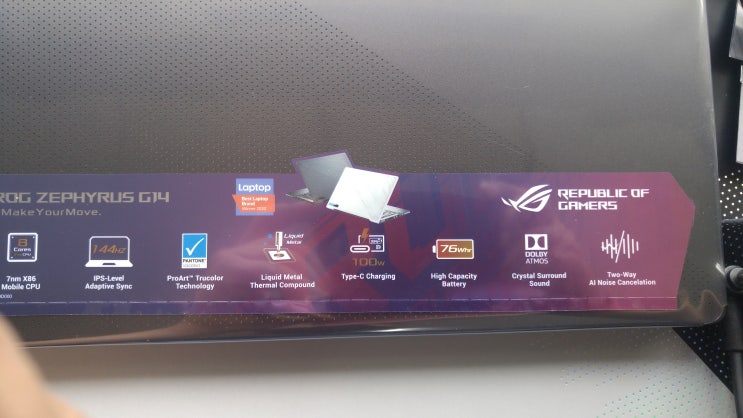  ASUS ROG 제피러스 GA401QM-HZ249 구매및 윈도우10 PRO 설치하기