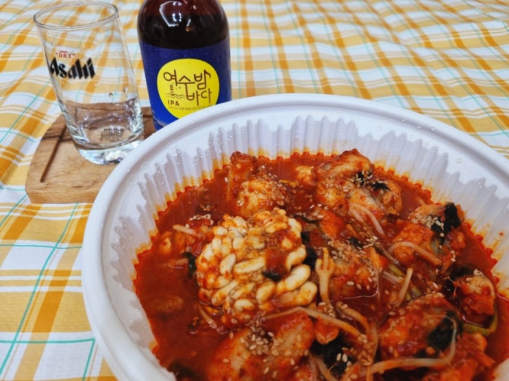 여수 아구찜 배달 맛집 칼칼한 해안식당 여수웅천점