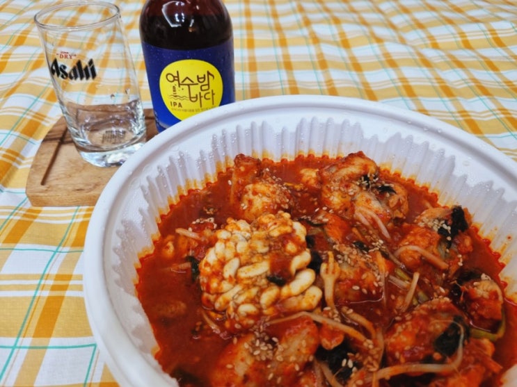  여수 아구찜 배달 맛집 칼칼한 해안식당 여수웅천점