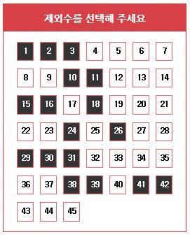  로또 983회 제외수 필출 예상수 이웃수 기록용