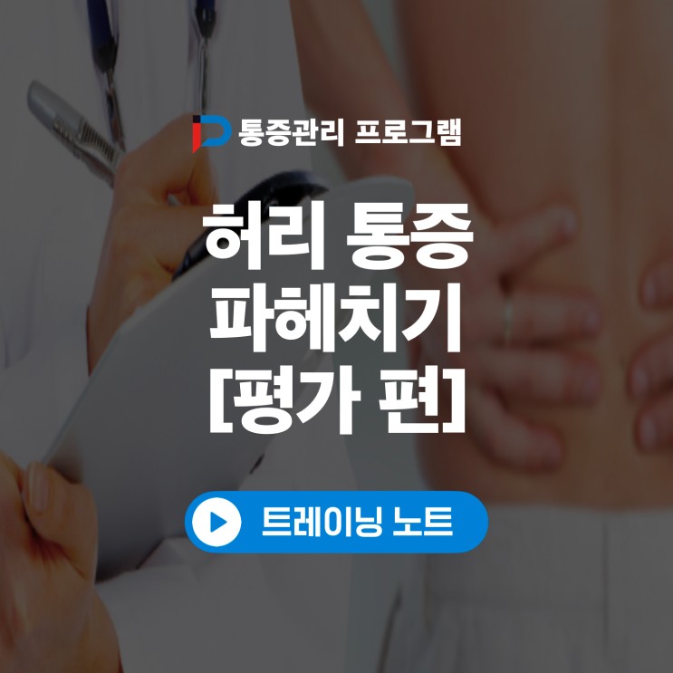 송파문정 통증관리-허리 통증, 원인은 무엇일까? [퍼포먼스 피지오 트레이닝 센터]