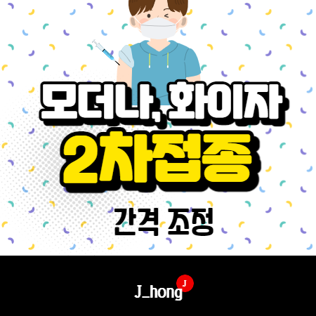  모더나, 화이자 2차접종 간격 - 10월부터 복귀