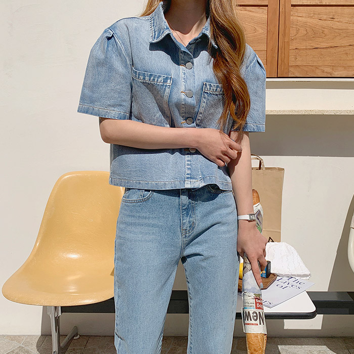 가성비갑 온더리버117369 프리 데일리 퍼프 청자켓 여성 봄 여름 간절기 아우터 데님 반팔 재킷 데일리룩 추천합니다 가성비갑 온더리버117369 프리 데일리 퍼프 청자켓 여성 봄 여름 간절기 아우터 데님 반팔 재킷 데일리룩 추천합니다
