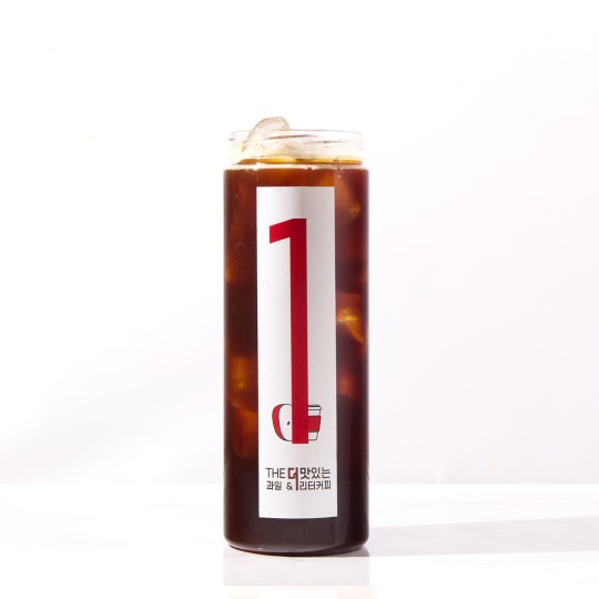  요즘 대세 1L 음료 , 더맛있는 과일&1리터 커피!