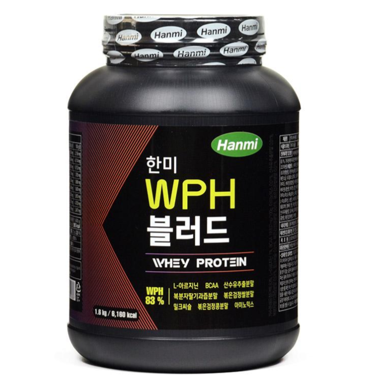 잘팔리는 한미 WPH 블러드 단백질보충제 아르기닌 프로틴쉐이크 유청단백질 헬스보충제 1.6kg, 단품 추천합니다