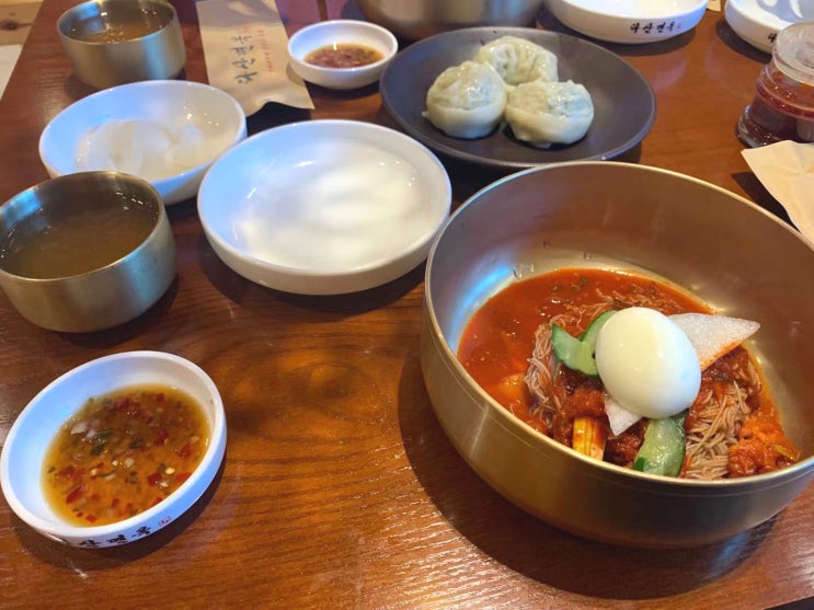  다산신도시 다산면옥 회냉면, 만두 후기