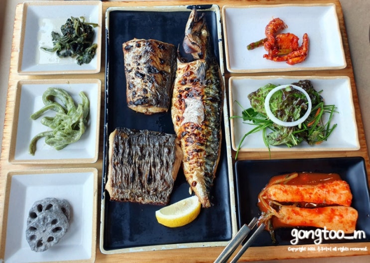  ::경기도:: 용인 고기리 한식맛집 산으로 간 고등어 / 야외카페 분당판교 카페블레