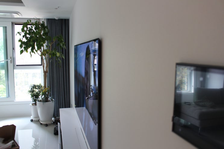  LG OLED 77 EVO 4K 갤러리 TV OLED77G1KNA OLED65G1KNA 벽걸이 설치 선정리 사례 기가지니3 마포프레스티지자이 서초래미안 방배그랑자이 티비킹