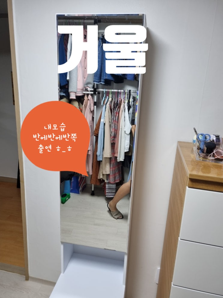  모드니 전신거울 수납