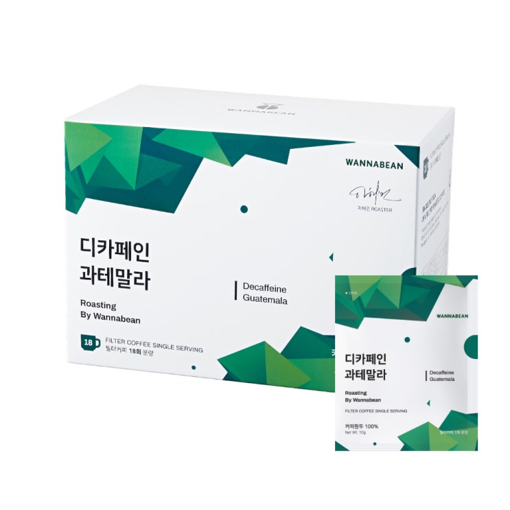 잘나가는 워너빈 디카페인 과테말라 드립백 커피, 10g, 18개 추천합니다 잘나가는 워너빈 디카페인 과테말라 드립백 커피, 10g, 18개 추천합니다