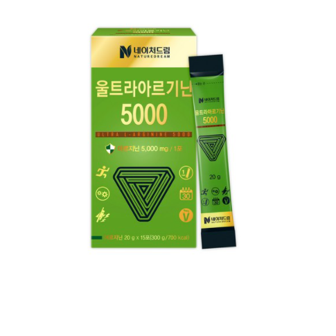 많이 찾는 네이처드림 울트라 아르기닌 5000, 20g, 60개 ···