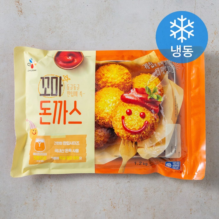 가성비 뛰어난 꼬마돈카츠 (냉동), 1200g, 1개 좋아요