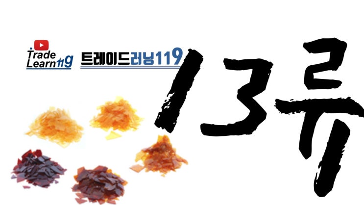  제13류 [2022 관세율표 HS 오디오 법령집]