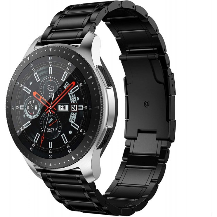 갓성비 좋은 BaiHui 티타늄 밴드 Galaxy Watch와 호환 가능 46mm / Galaxy Watch 3 45mm 22mm 티타늄 메탈 시계 밴드, 1 ···