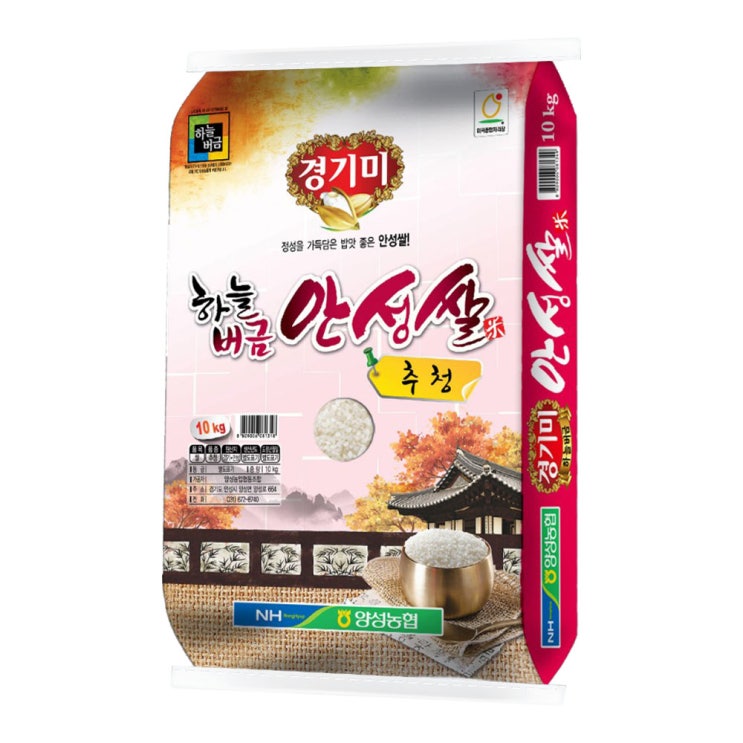 최근 인기있는 하늘버금 안성쌀 추청 경기미 10kg 단일품종 최근도정, 1개 좋아요