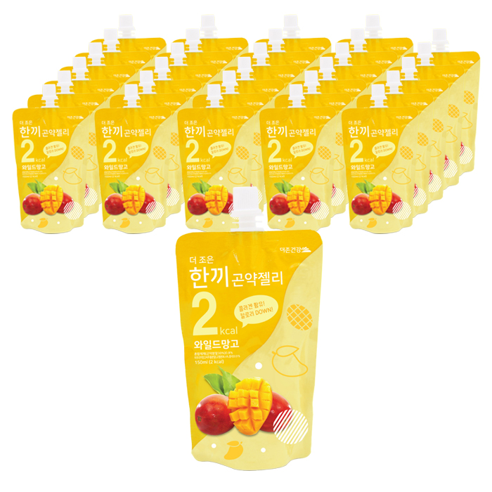 선택고민 해결 더조은 한끼곤약젤리 와일드망고, 150ml, 30개입 좋아요 선택고민 해결 더조은 한끼곤약젤리 와일드망고, 150ml, 30개입 좋아요
