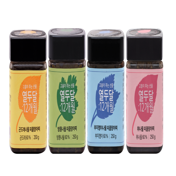 리뷰가 좋은 열두달 12개월 나물 피클 장아찌 set, 4set, 1kg 좋아요 리뷰가 좋은 열두달 12개월 나물 피클 장아찌 set, 4set, 1kg 좋아요