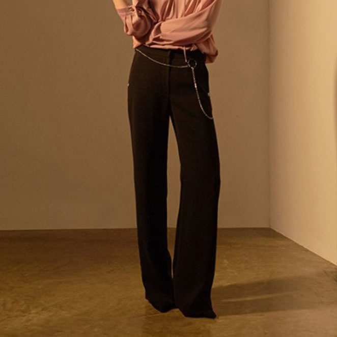 선호도 좋은 오앨 여성용 CHAIN STYLING WIDE LONG PANT 좋아요 선호도 좋은 오앨 여성용 CHAIN STYLING WIDE LONG PANT 좋아요