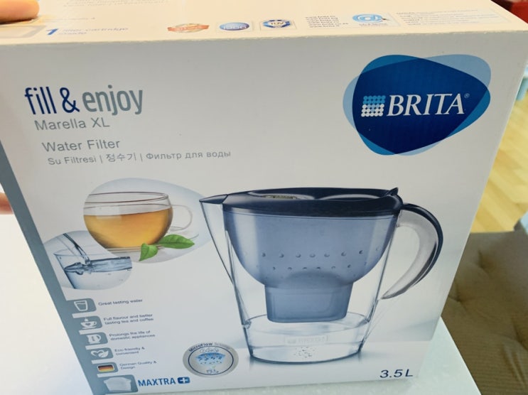  브리타 마렐라 정수기 xl 3.5l 패트병 안녕~