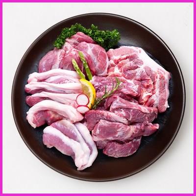  국내산 돼지 뒷고기 특수부위 모둠 1.5kg 볼살 눈살 덜미살 후기 