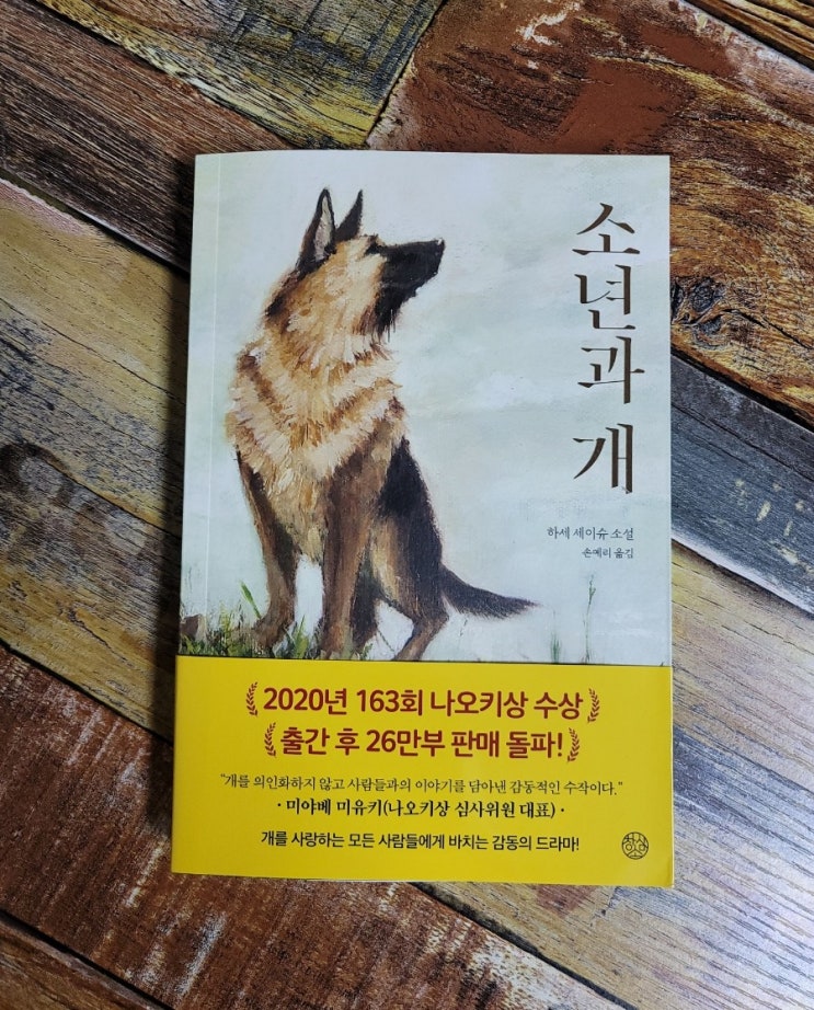  [독서] 소년과 개 (강아지책) - 작가 하세 세이슈, 출판사 창심소 2021.02.02 일본 감동 소설, 반려견이야기, 나오키상 수상작