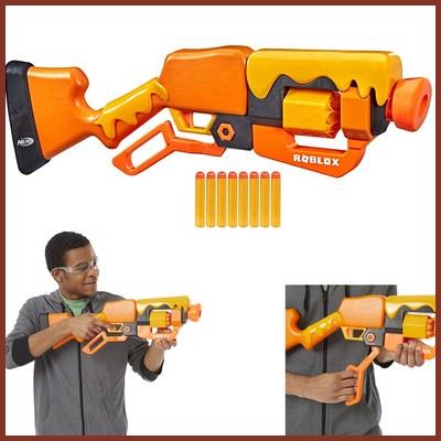  NERF Roblox Adopt Me!: Bees! Lever Action Dart Blaster Rotating 8-Dart Drum 8 Elite Darts Code to 정보 