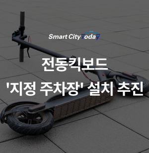  전동킥보드 '지정 주차장' 설치 추진