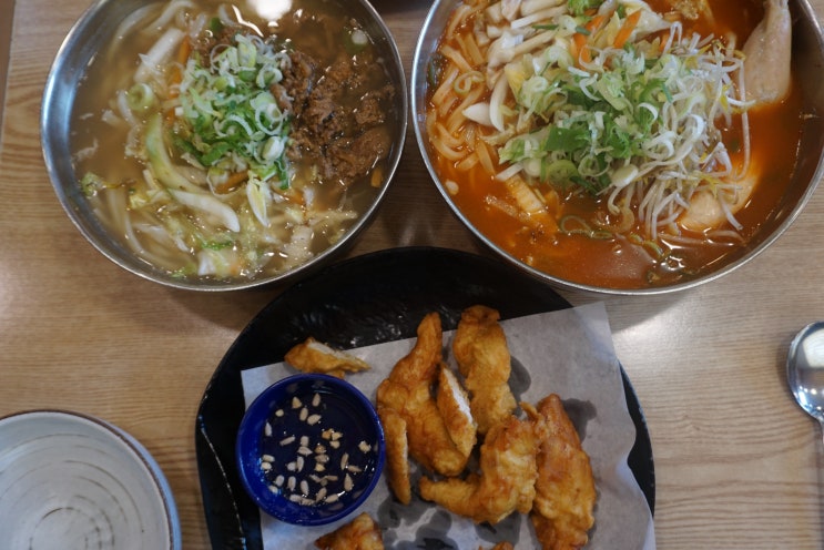  불맛나는 맛있는 파주칼국수 원조 맛집 파주닭국수