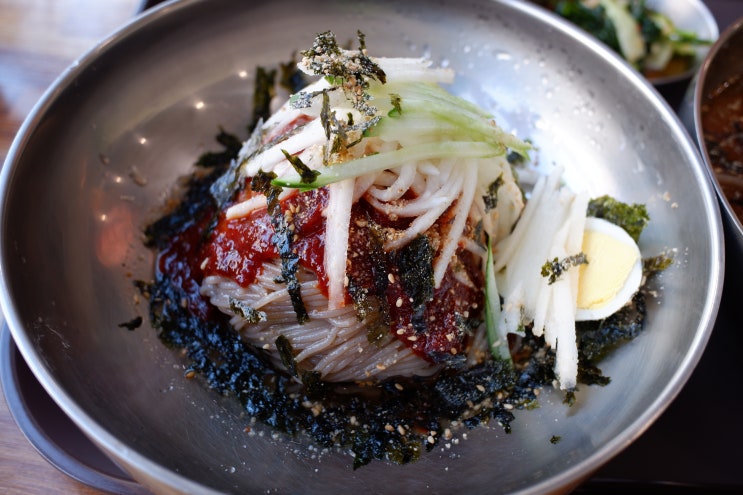  경남 삼천포 맛집 봉평신조막국수 맛있네?!