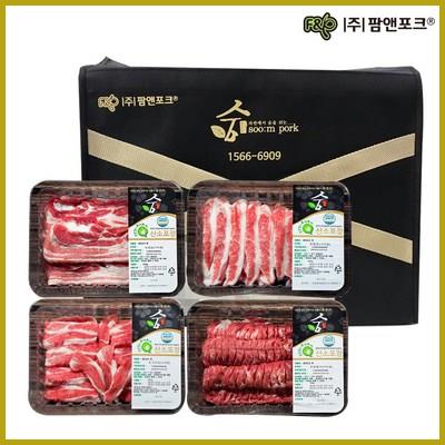  [요리하는남자들] 한돈 국내산 돼지고기 프리미엄 선물세트 2kg 삼겹살 항정살 가브리살 갈매기살 구이용 캠핑고기 바베큐 바비큐 명절선물세트 꿀가성비 정보 