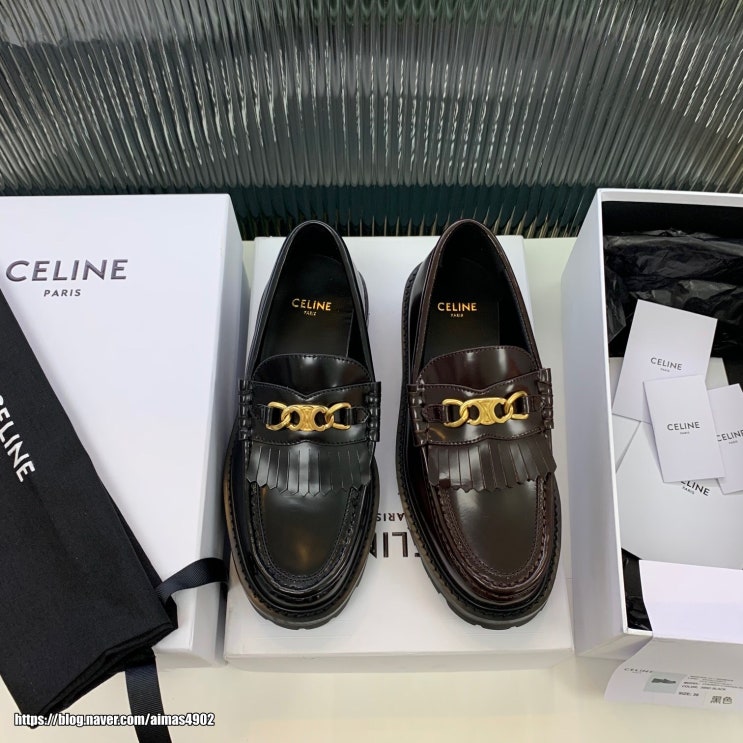  2021가을 복고풍 셀린느신발어떠세요? CELINE 21FW MARGARET 로퍼 344893602C/38NO