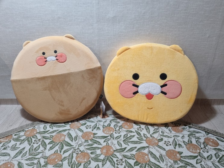  춘식이 방석 리뷰